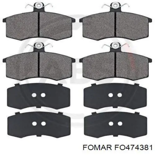 Передние тормозные колодки D140SM Dafmi