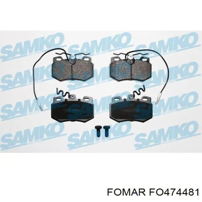 Купить 5SP384 Samko Колодки тормозные