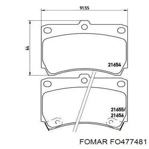 Купить 301274 VALEO Колодки тормозные