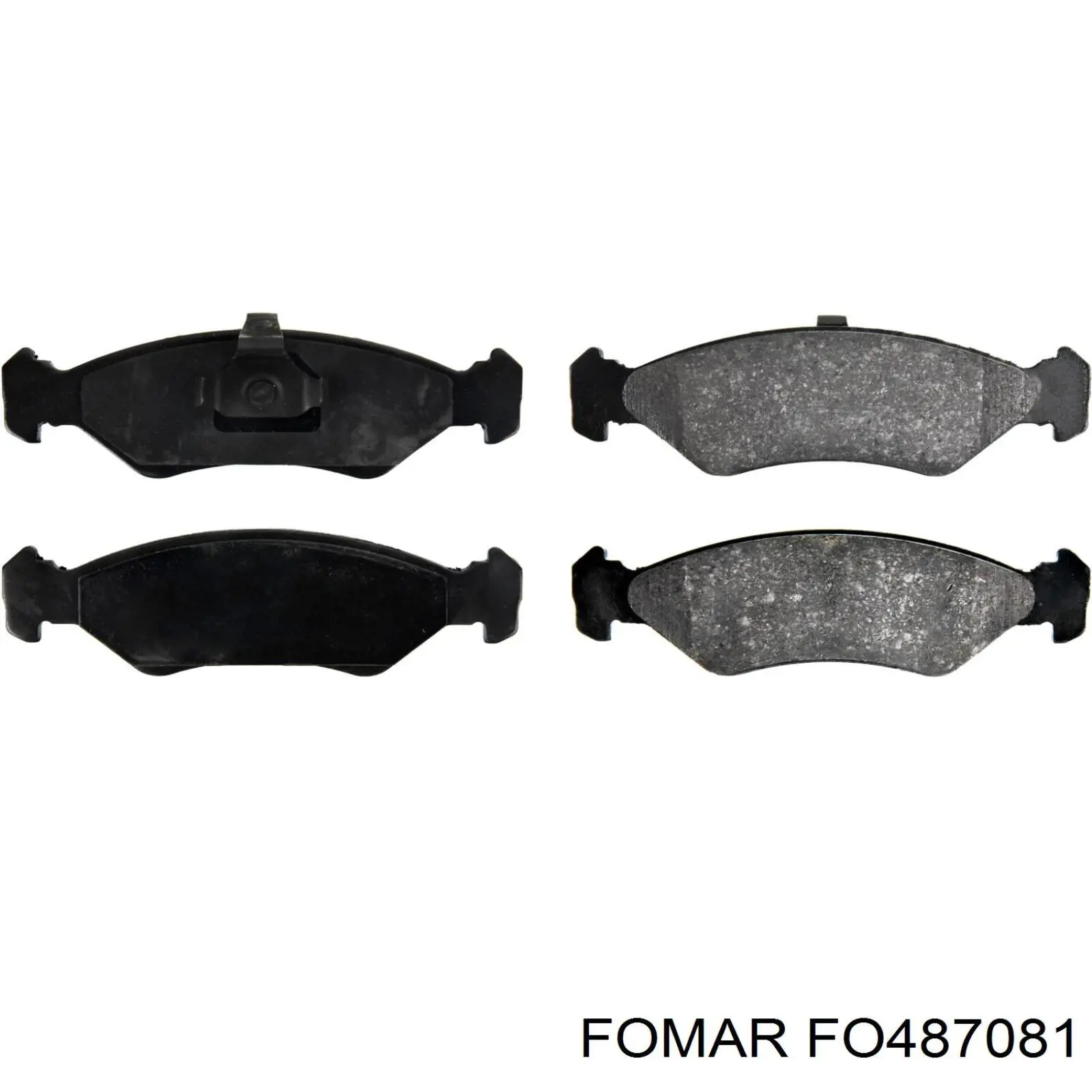 FO 487081 Fomar Roulunds передние тормозные колодки