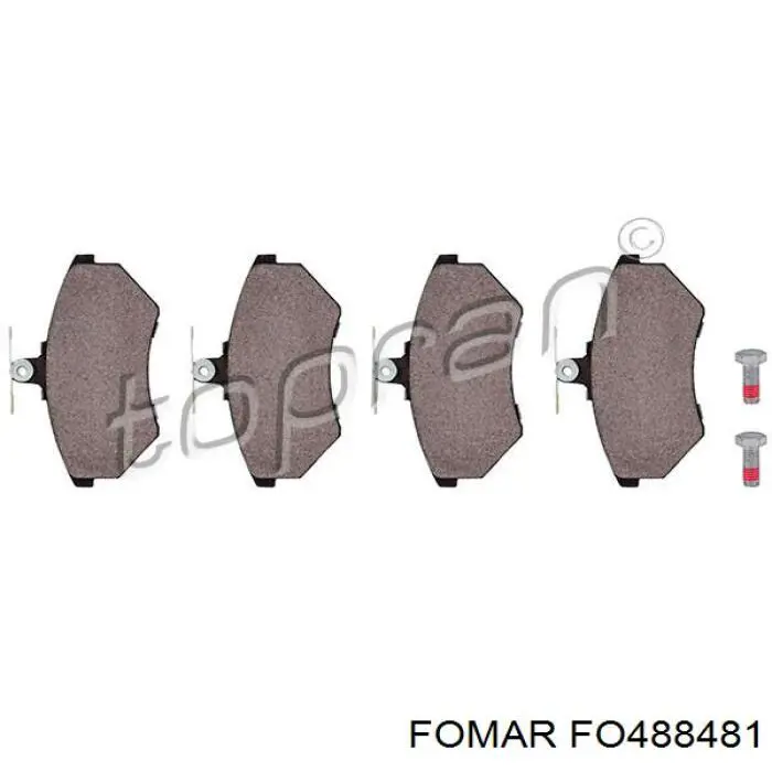 Колодки Fomar Roulunds FO488481 цена, от 16.10 USD