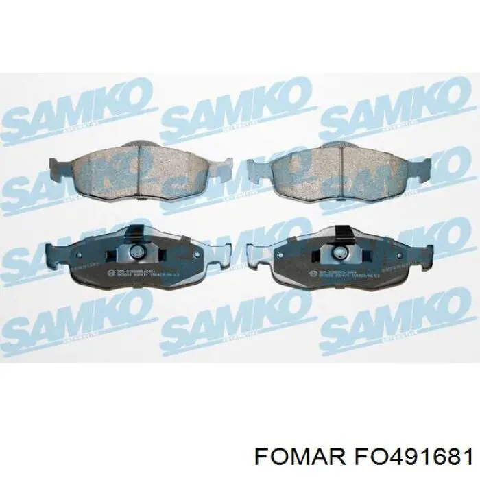 Купить XS8Z2001BA Ford Колодки тормозные