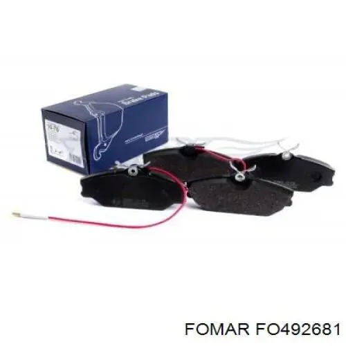 FO492681 Fomar Roulunds Колодки передние