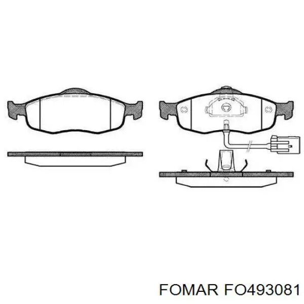 Тормозные колодки Fomar Roulunds FO493081