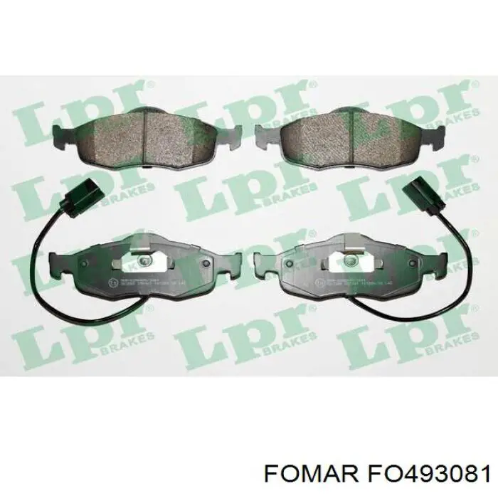 Купить FO493081 Fomar Roulunds Колодки тормозные