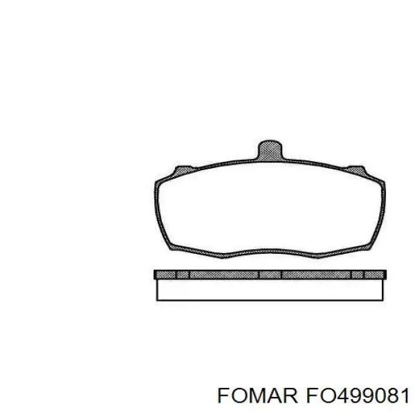 Колодки Fomar Roulunds FO499081 цена, от 21.23 USD
