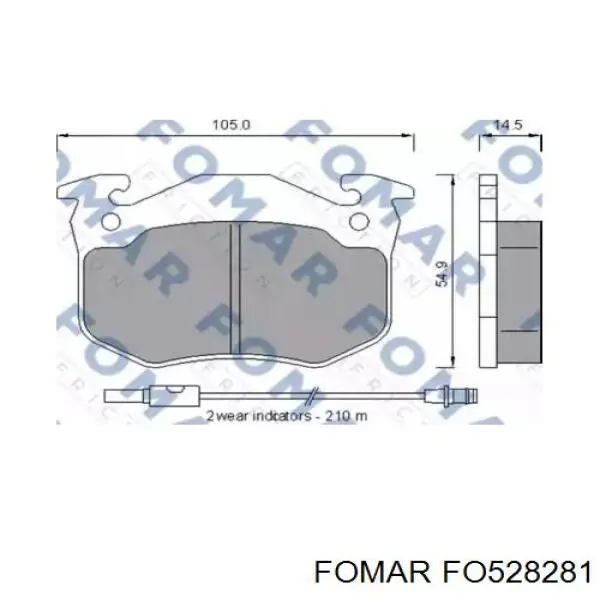  FO528281 Fomar Roulunds