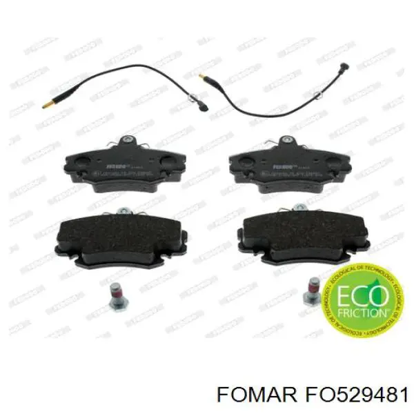 Передние тормозные колодки 7701202302 Renault (RVI)