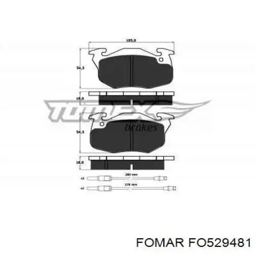 Тормозные колодки Renault (RVI) 7701202302