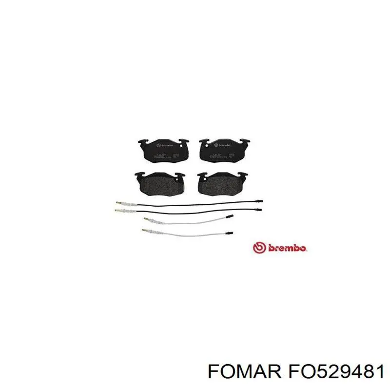 Передние тормозные колодки 7701202302 Renault (RVI)
