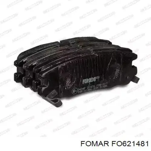 Задние тормозные колодки FO621481 Fomar Roulunds