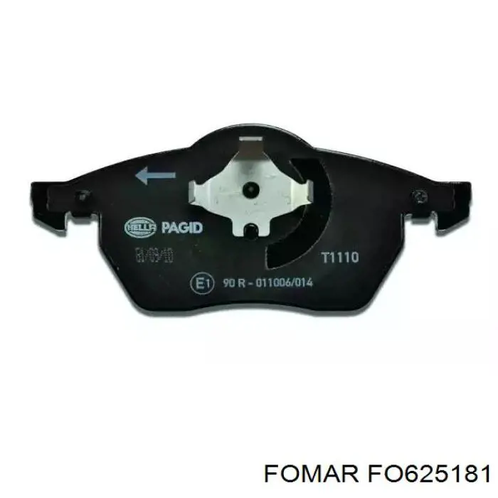Купить FO625181 Fomar Roulunds Колодки тормозные