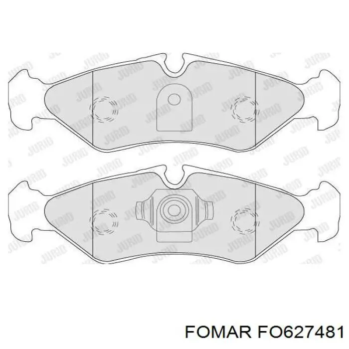 Купить FO627481 Fomar Roulunds Колодки тормозные задние, дисковые