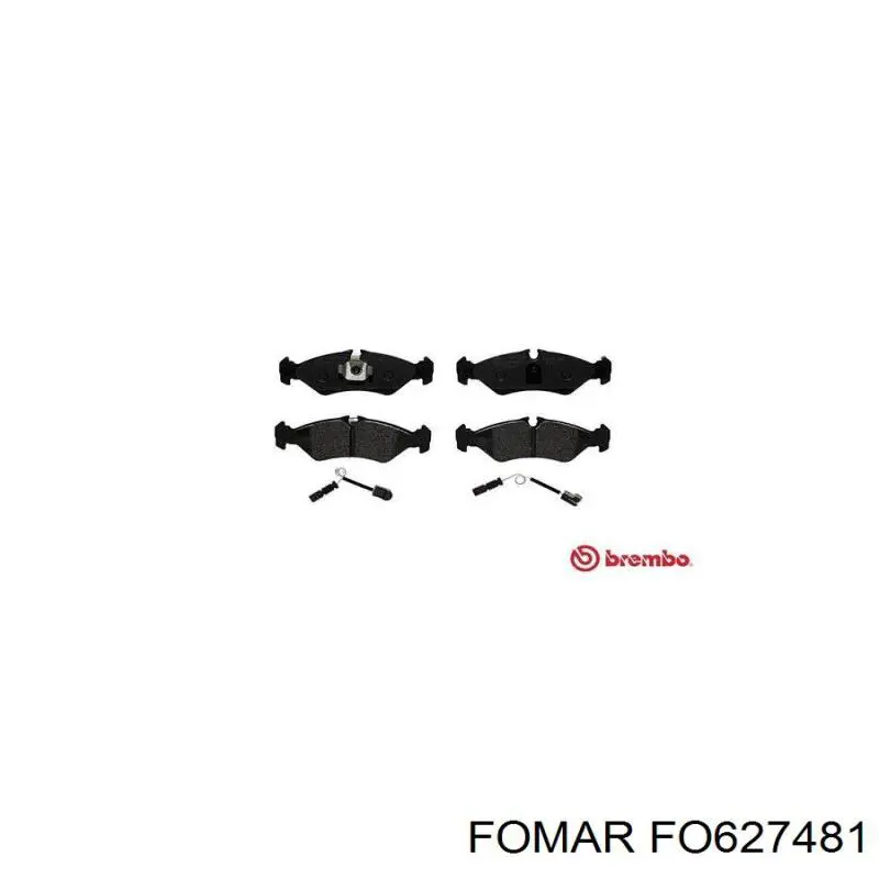 Задние тормозные колодки FO627481 Fomar Roulunds