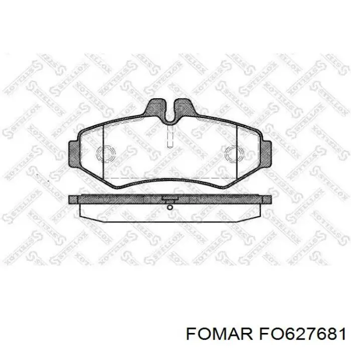 Колодки Fomar Roulunds FO627681 цена, от 21.98 USD