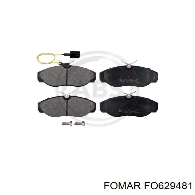Колодки Fomar Roulunds FO629481 цена, от 27.59 USD