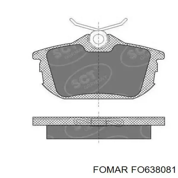 Колодки Fomar Roulunds FO638081 цена, от 20.45 USD