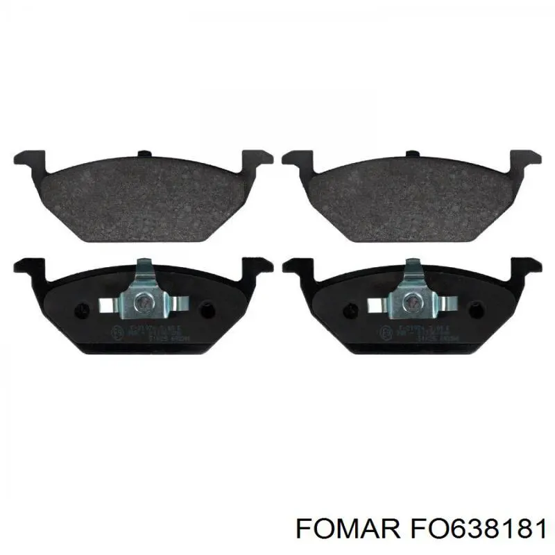 Колодки Fomar Roulunds FO638181 цена, от 19.51 USD