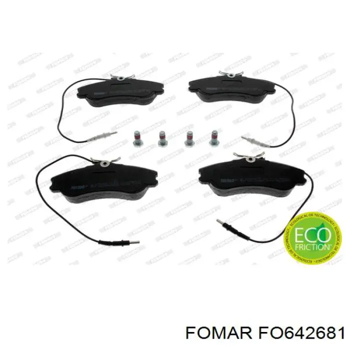 Колодки Fomar Roulunds FO642681 цена, от 20.34 USD