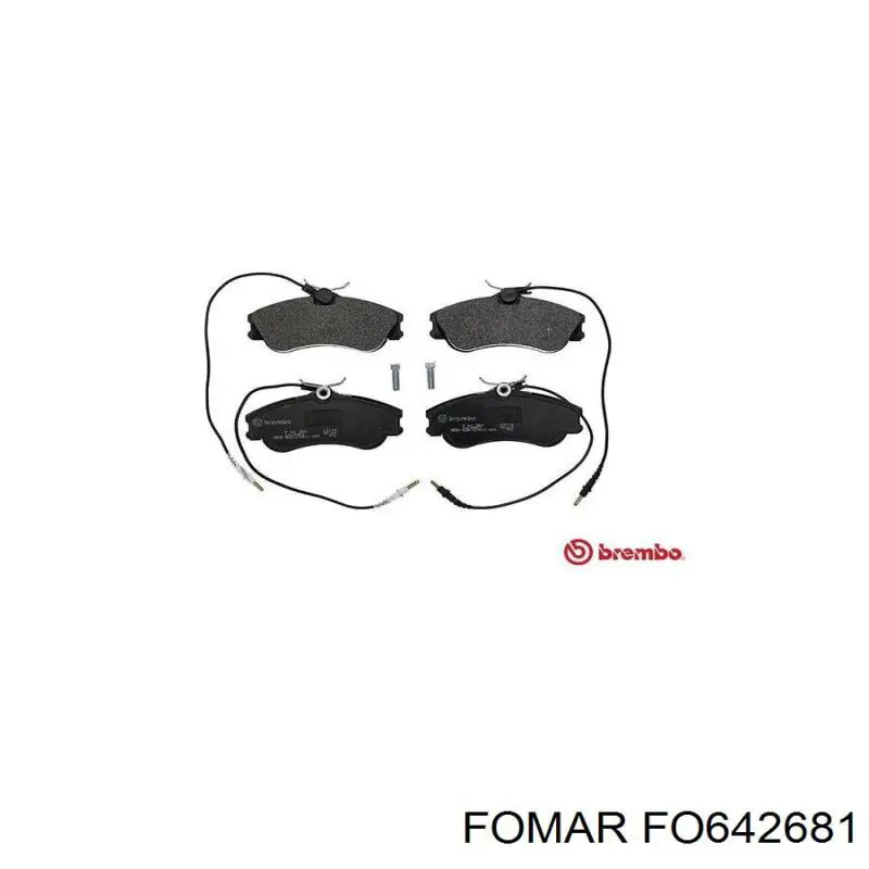 Купить FO642681 Fomar Roulunds Колодки тормозные