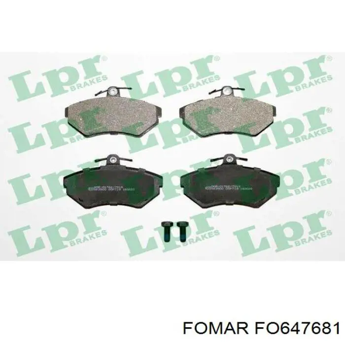 Купить FO647681 Fomar Roulunds Колодки тормозные