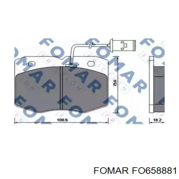 Передние тормозные колодки RH243502 Road House