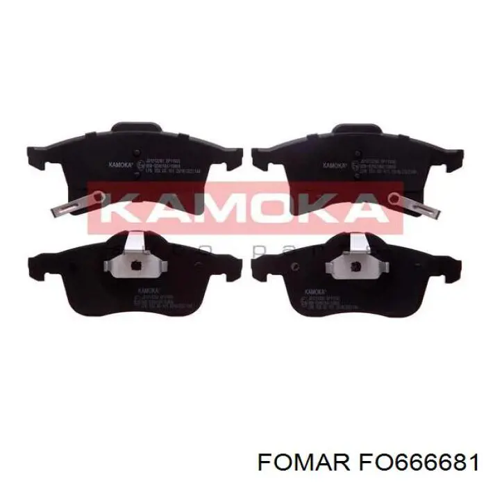 Передние тормозные колодки 1515021 Opel