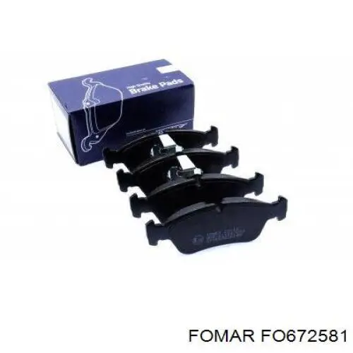 Тормозные колодки Fomar Roulunds FO672581
