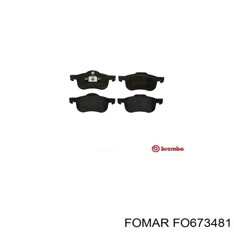 Колодки Fomar Roulunds FO673481 цена, от 26.08 USD