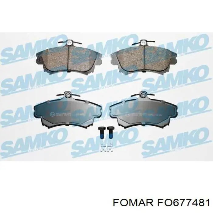 Колодки Fomar Roulunds FO677481 цена, от 22.57 USD
