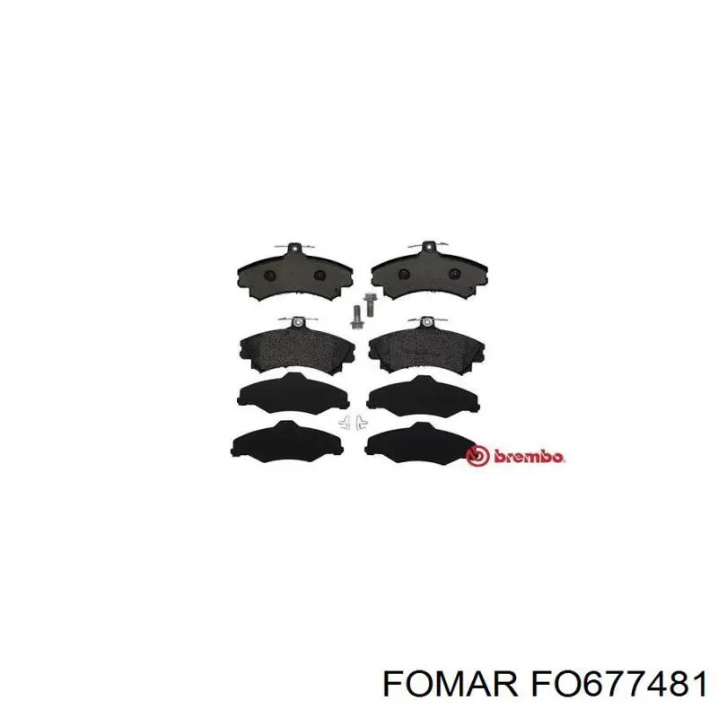 Тормозные колодки Fomar Roulunds FO677481