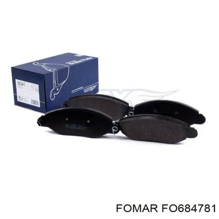 Тормозные колодки Fomar Roulunds FO684781