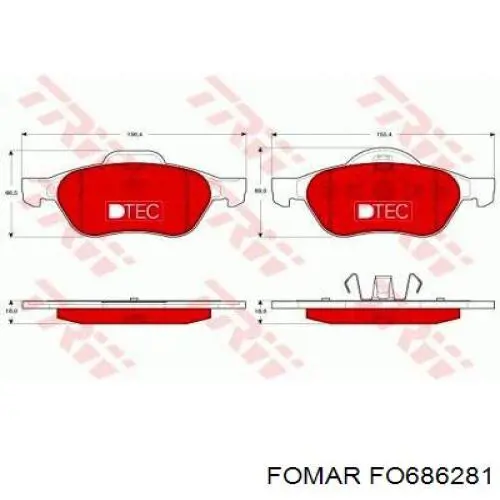 Тормозные колодки Renault (RVI) 7701209101