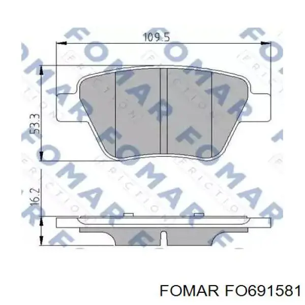  FO691581 Fomar Roulunds