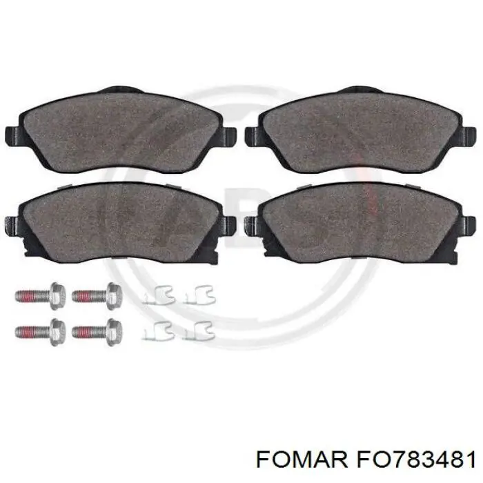 Колодки Fomar Roulunds FO783481 цена, от 21.65 USD