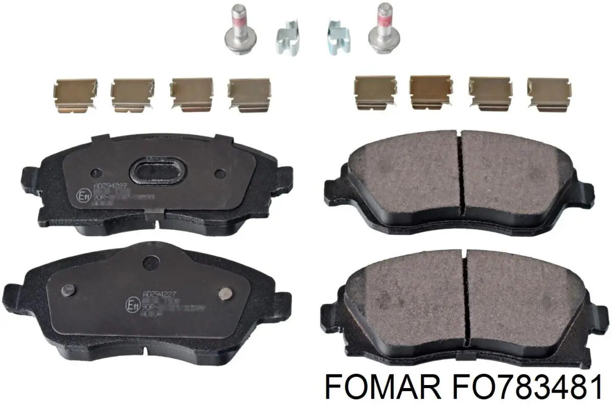 FO 783481 Fomar Roulunds передние тормозные колодки