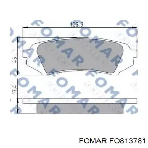 Колодки задние xray артикул