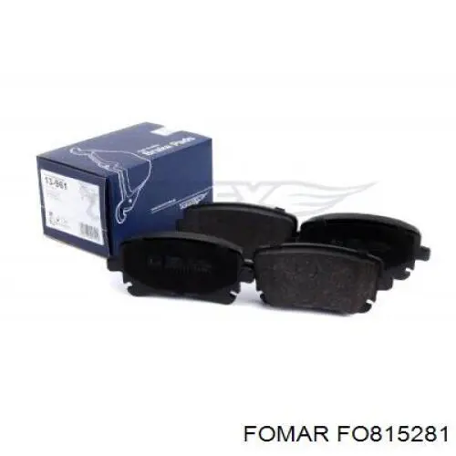 Купить FO815281 Fomar Roulunds Колодки тормозные задние, дисковые