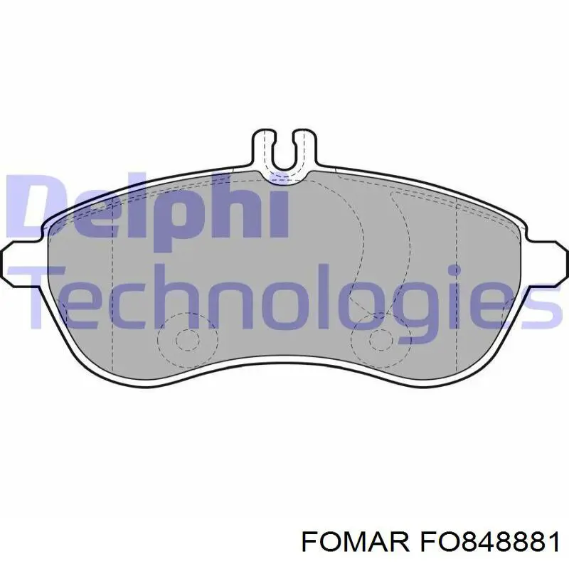 Колодки Fomar Roulunds FO848881 цена, от 34.32 USD