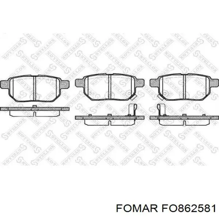 Задние тормозные колодки RT1PD21030 Rotinger