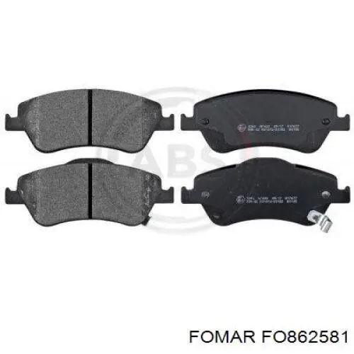 Купить FO862581 Fomar Roulunds Колодки тормозные задние, дисковые