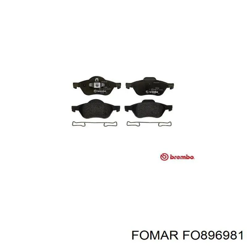 Купить FO896981 Fomar Roulunds Колодки тормозные
