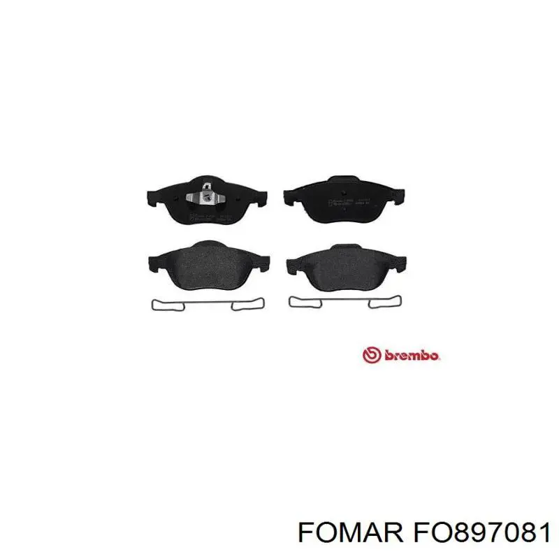 Передние тормозные колодки FO897081 Fomar Roulunds