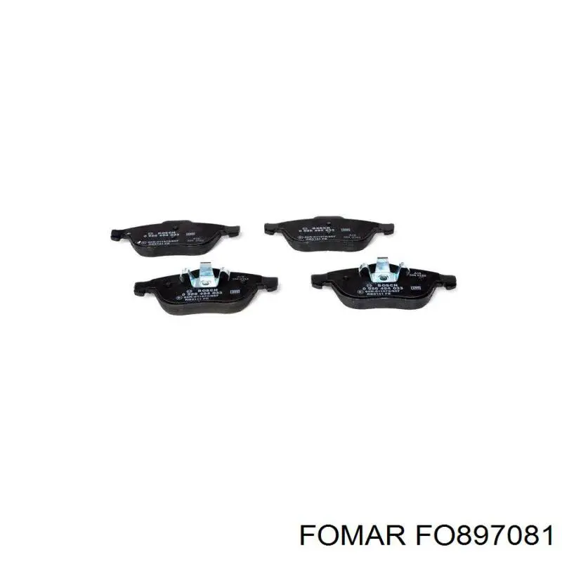 Тормозные колодки Fomar Roulunds FO897081