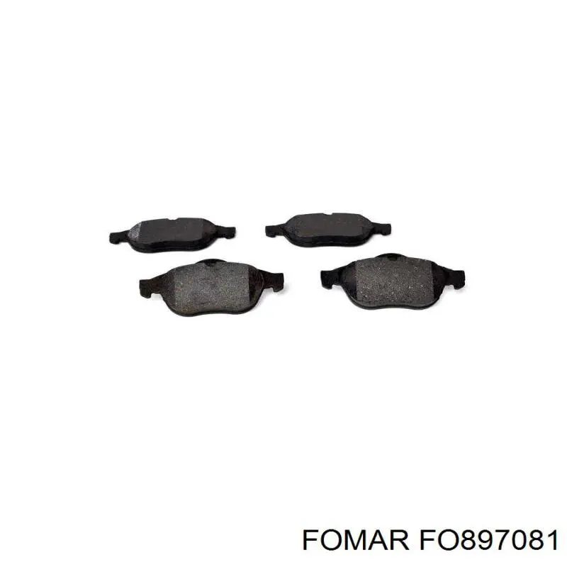 FO897081 Fomar Roulunds Колодки передние