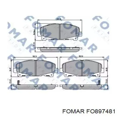 Тормозные колодки Q-top QF0964S