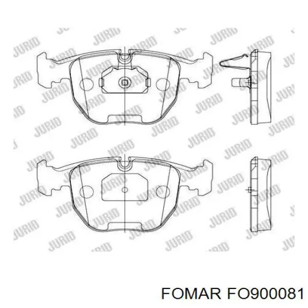 Колодки Fomar Roulunds FO900081 цена, от 29.01 USD
