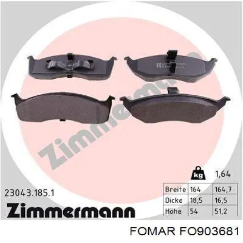 FO903681 Fomar Roulunds