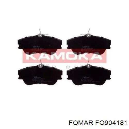 Передние тормозные колодки FO904181 Fomar Roulunds