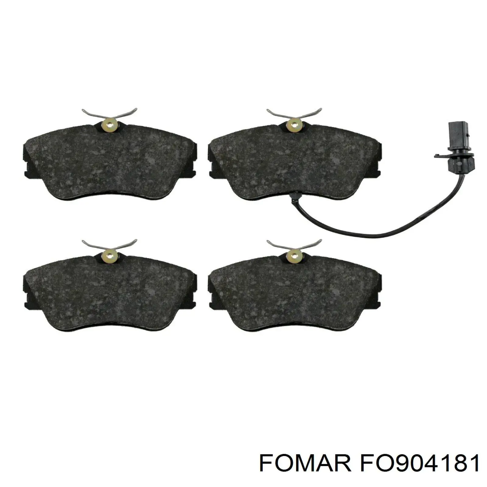 FO 904181 Fomar Roulunds передние тормозные колодки